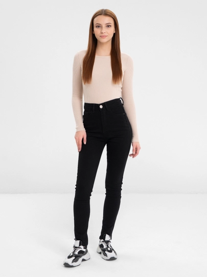 Женские джинсы Skinny с высокой посадкой