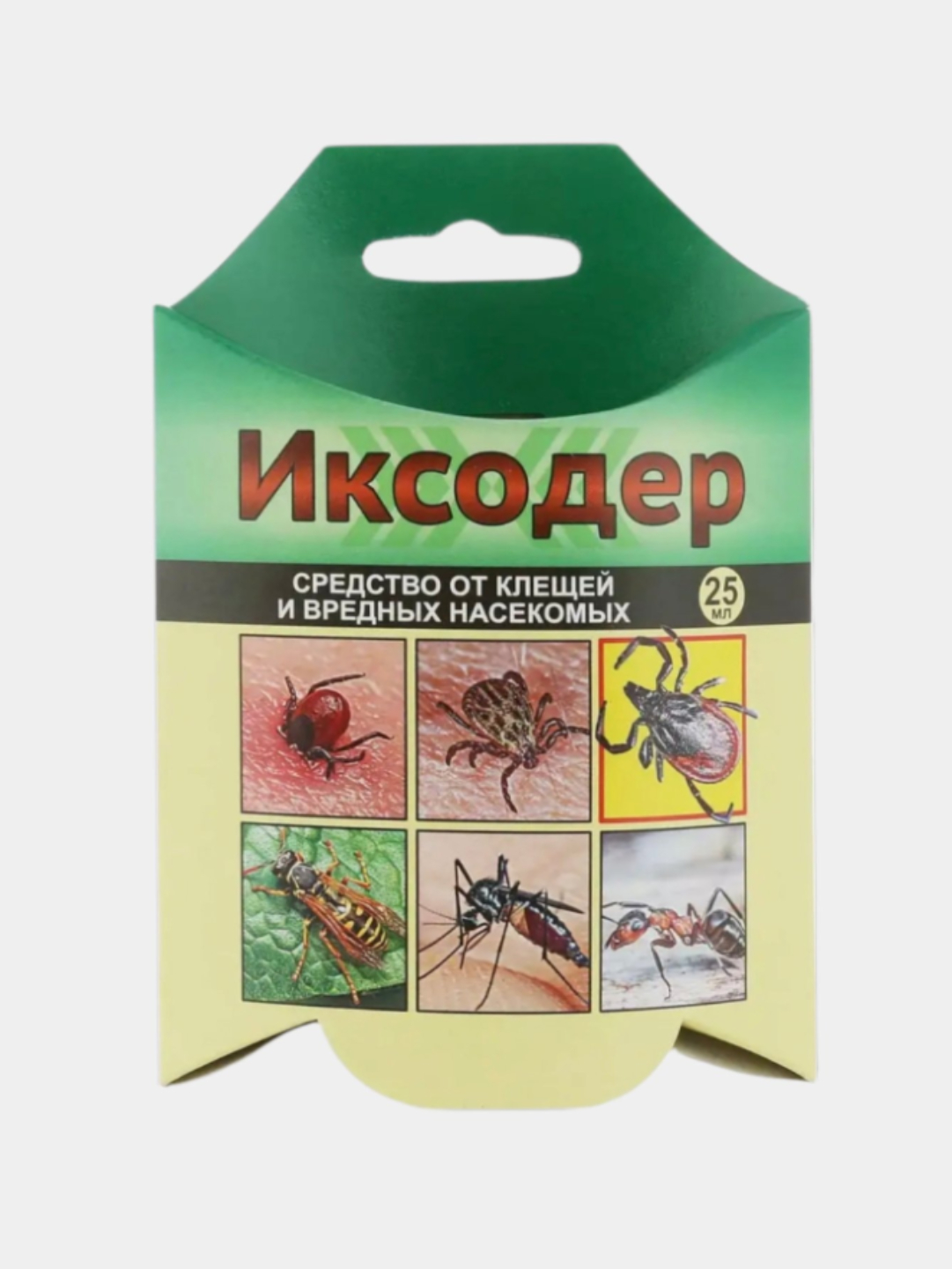 Иксодер против клещей, комаров и других насекомых 25 мл (для защиты  территории) купить по цене 189 ₽ в интернет-магазине Магнит Маркет