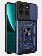 Темно-синий чехол противоударный armors для Honor X8B / Хонор Х8В с защитой камеры