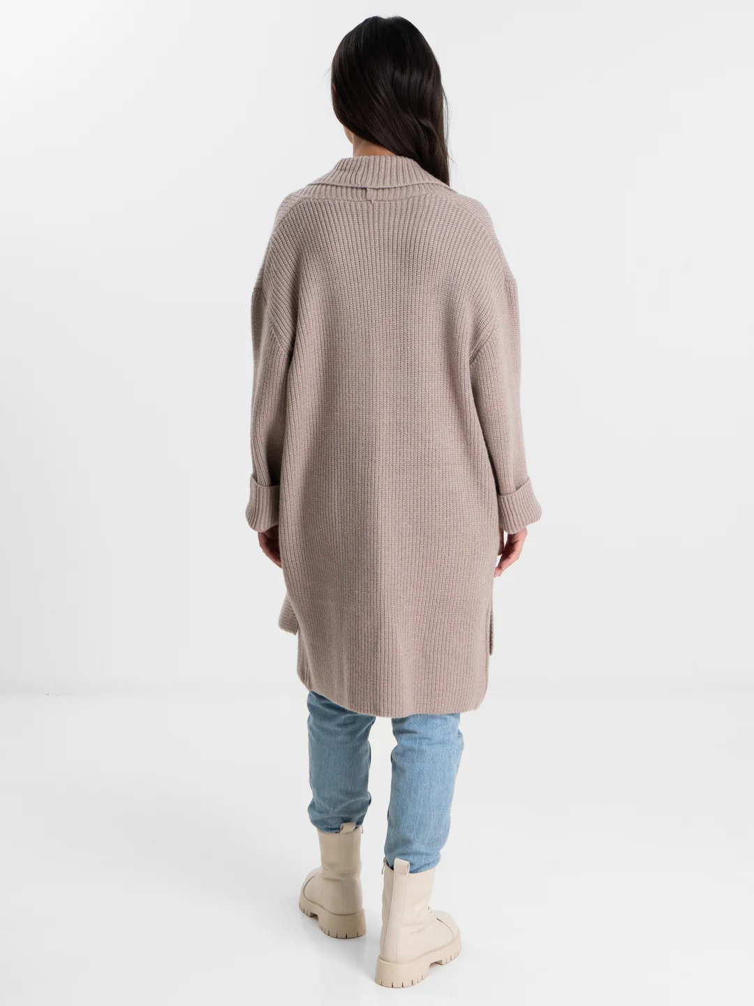 Кардиган женский, вязаный, на запах, oversize, накидка женская, вязаная, оверсайз