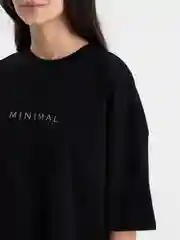 Белый футболка оверсайз "Minimal", унисекс, oversize, T-Shirt с принтом, хлопок