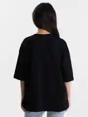 Черный футболка оверсайз "Цветок", унисекс, OverSize T-Shirt с принтом, хлопок
