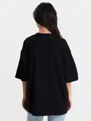 Черный футболка оверсайз "Moskow/Saint-P", унисекс, OverSize T-Shirt с принтом, хлопок