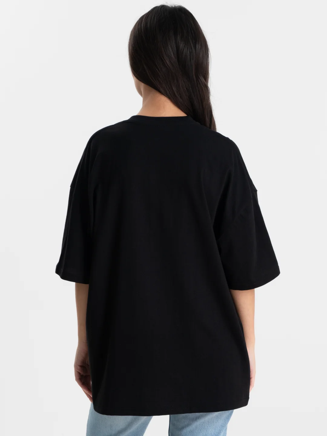 Белый футболка оверсайз "Los Angeles", унисекс, oversize, T-Shirt с принтом, хлопок