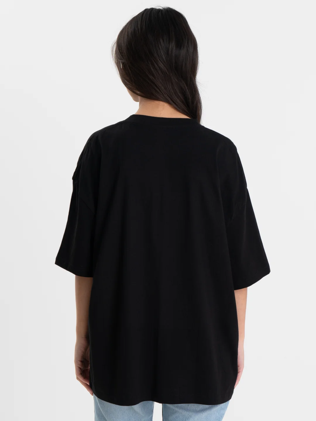 Хром футболка оверсайз "Moskow/Saint-P", унисекс, OverSize T-Shirt с принтом, хлопок