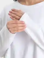 Серебряный лонгслив женский, с разрезом