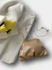 Бежевый женская сумка-клатч с фермуаром в виде кошелька прованс