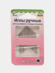 Иглы ручные для вышивания с острым кончиком, №7, 16 шт, Hemline