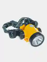 Желтый фонарь налобный аккумуляторный КОСМОС 3W LED, Li-ion аккумулятор