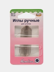 Иглы ручные для штопки №3-9, 10 шт, Hemline