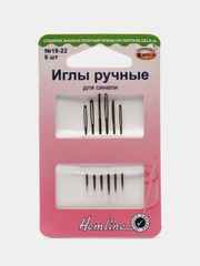 Иглы ручные для синели №18-22, 6 шт, Hemline