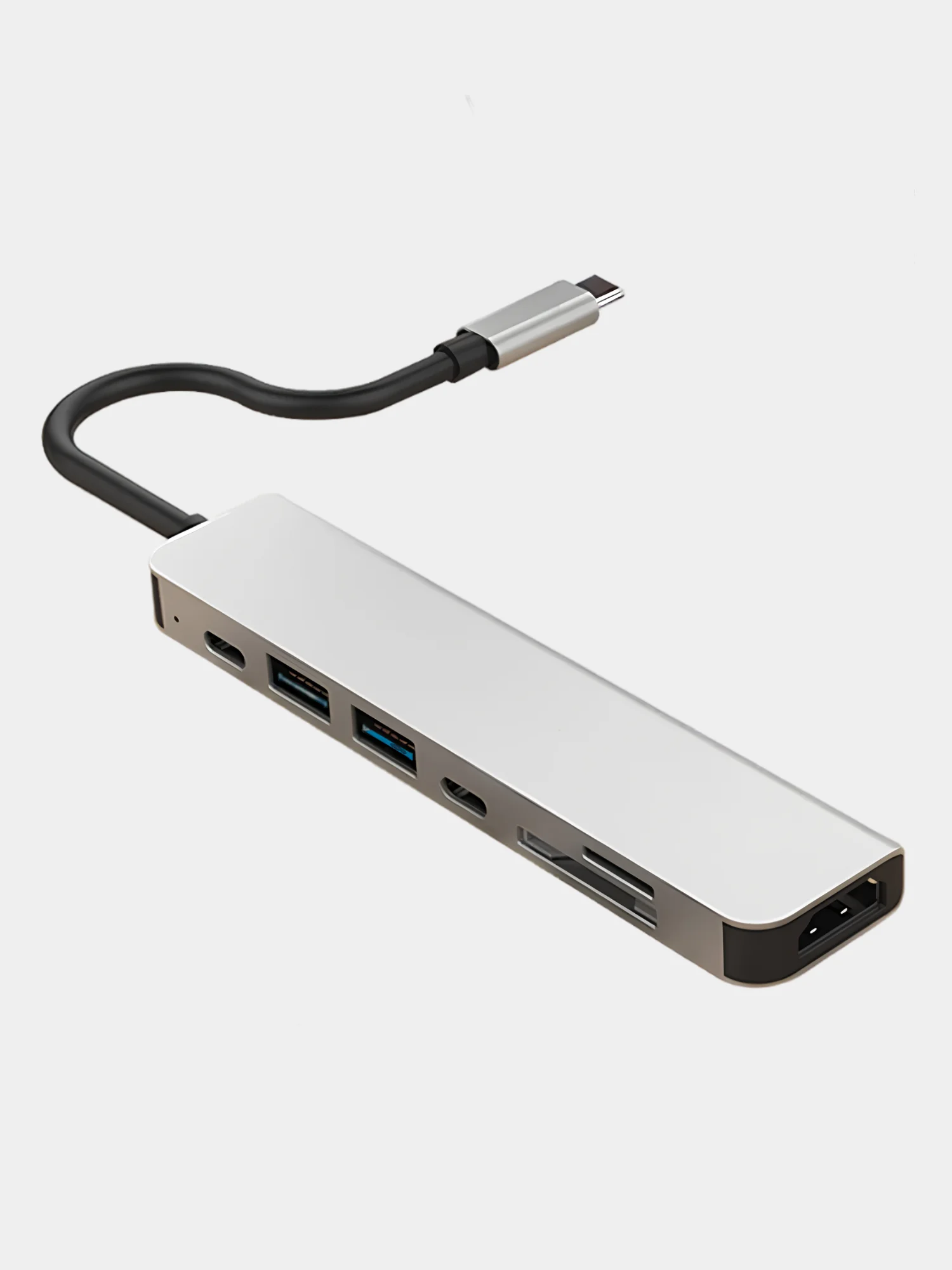 USB Концентратор - адаптер 7 в 1 для MacBook / Type-C Hub 4K HDMI