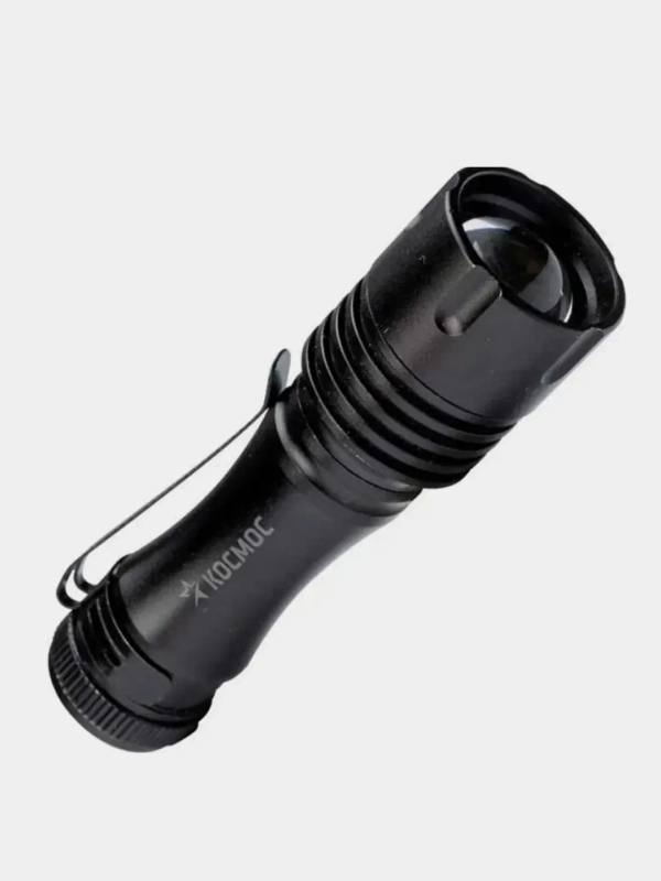 Фонарь ручной КОСМОС KOS113Lit, линза, зум, Li-ion 1000mAh