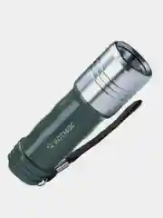 Зеленый фонарь ручной КОСМОС KOS110B, 3ВтLED, корпус из алюминия, с ремешком
