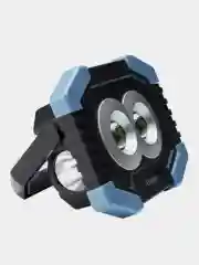 Синий фонарь-светильник КОСМОС KOS702B, 4 Вт COBLED+1ВтLED, 2 линзы, 3xAA