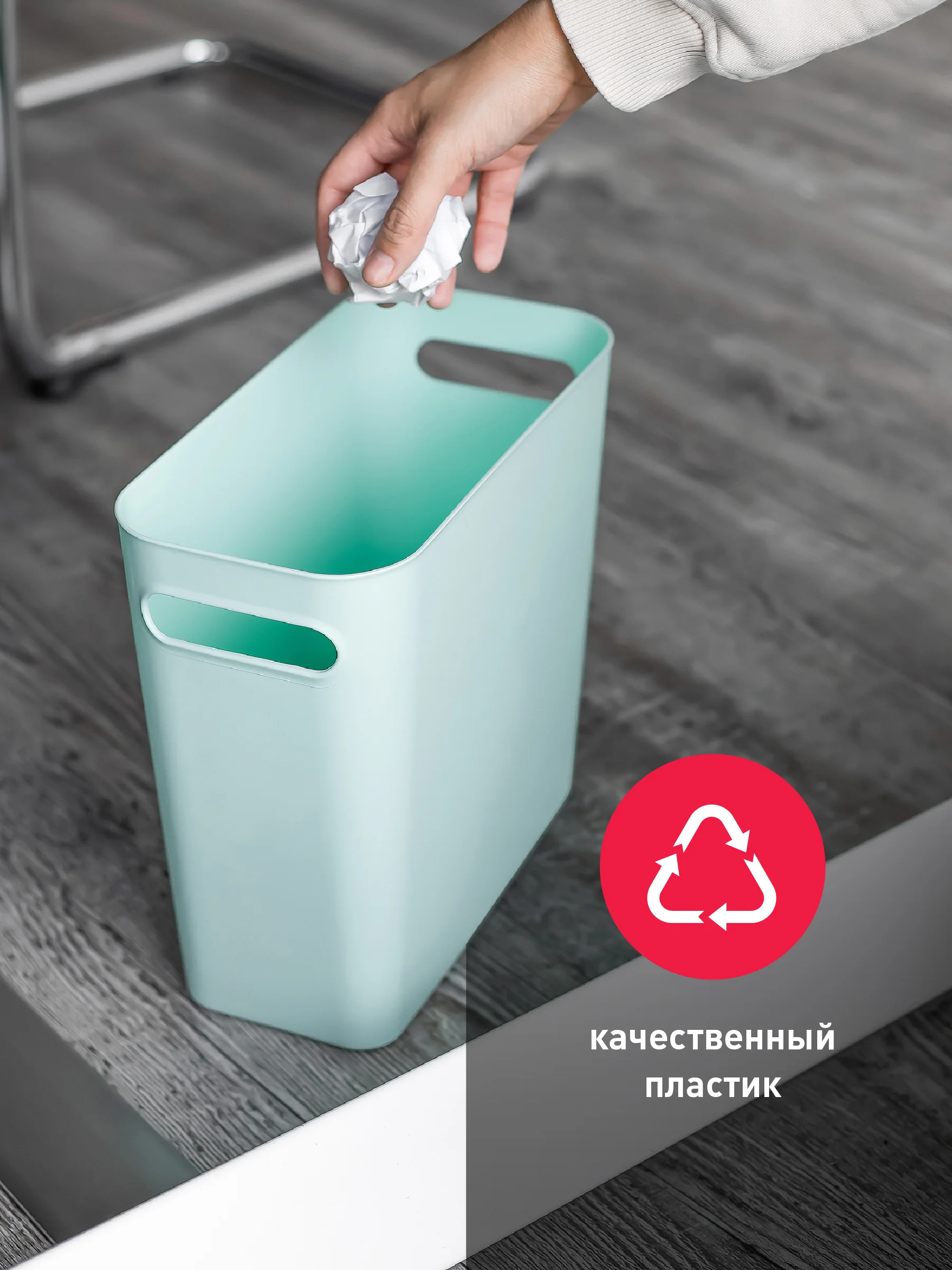 Зеленый контейнер для хранения Birdhouse, пластиковый органайзер с ручками