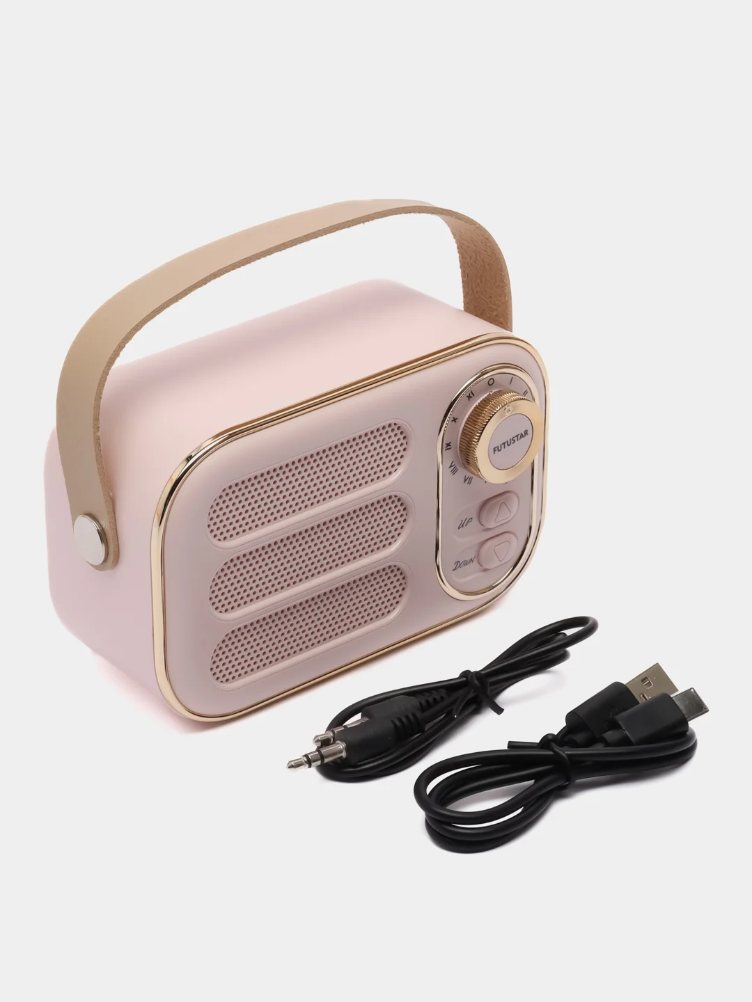 Колонка портативная "Ретро радио", Fm, USB, Bluetooth