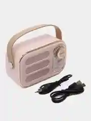 Колонка портативная "Ретро радио", Fm, USB, Bluetooth
