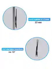Кронштейн для телевизора наклонный, настенный, 26"-55", до 40 кг ZLN09-44Т