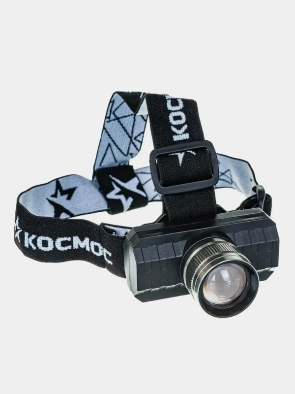 Фонарь с зумом КОСМОС KocH3WZoo, 3Вт ХРЕ, Li-Ion1200mAh, зарядка micro USB