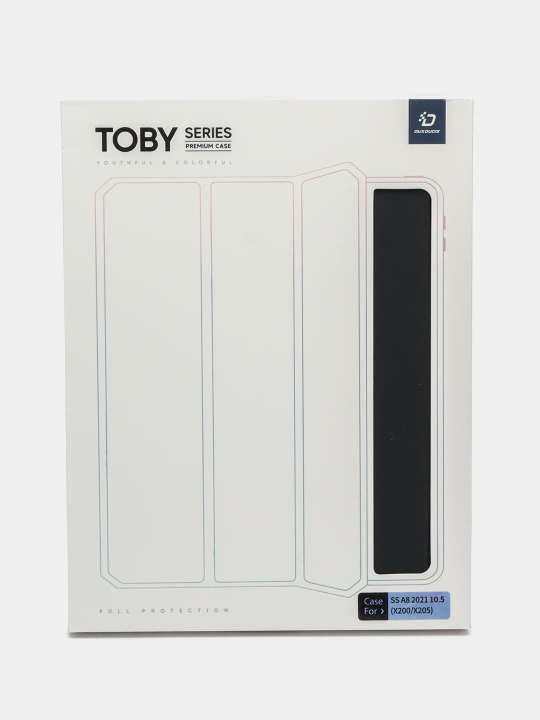 Черный чехол для Samsung Tab A8 2021 10.5" X200/X205, Tab A9 8.7", Tab A7 Lite, Tab A9 Plus 11"
