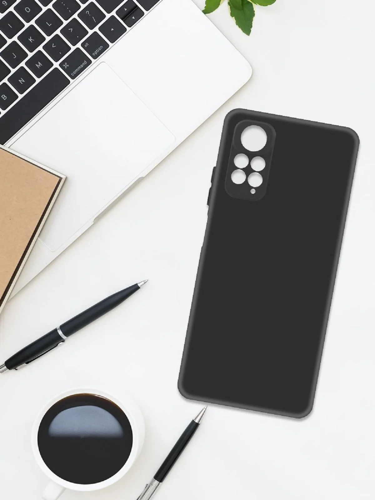 Чехол-накладка Krutoff Soft Case для Xiaomi Redmi Note 11 Pro черный