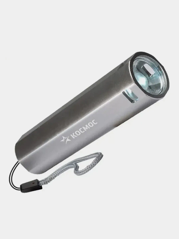 Фонарь ручной аккумуляторный КОСМОС KOS116Lit, 1 Вт LED, линза, Li-ion 1200mAh
