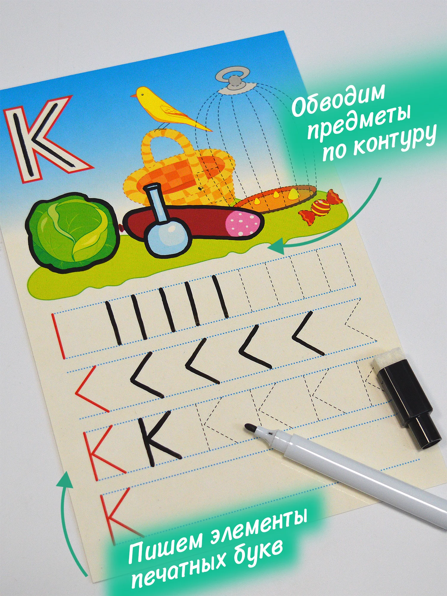Многоразовые прописи. Буквы. Дрофа-Медиа