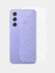 Прозрачный защитная пленка для Samsung Galaxy S23 под карбон на заднюю часть, назад Самсунг S23 кожа