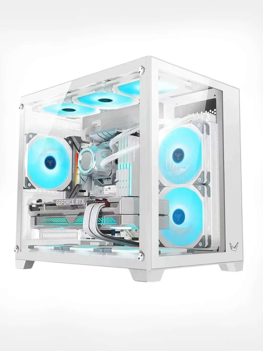 Белый корпус компьютерный Formula Crystal Z5 TG