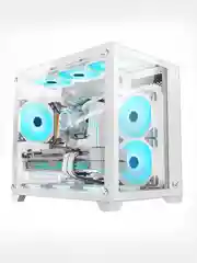 Белый корпус компьютерный Formula Crystal Z5 TG