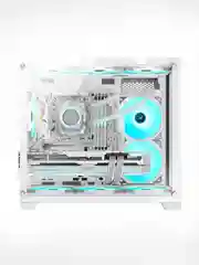 Белый корпус компьютерный Formula Crystal Z5 TG