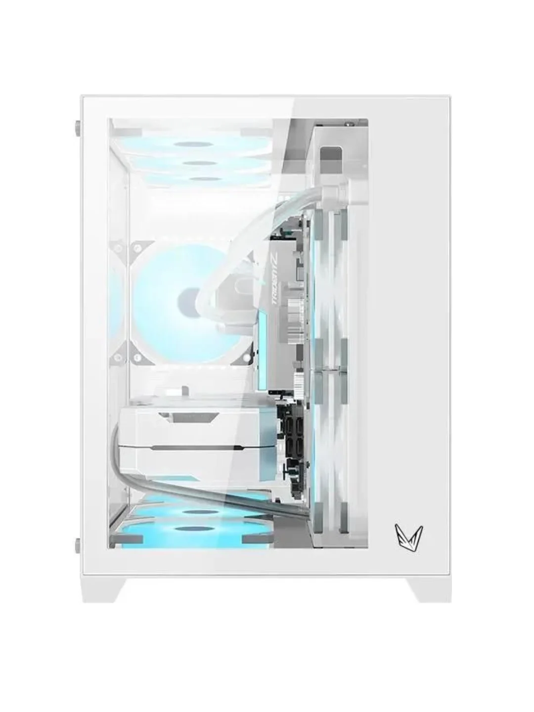 Белый корпус компьютерный Formula Crystal Z5 TG