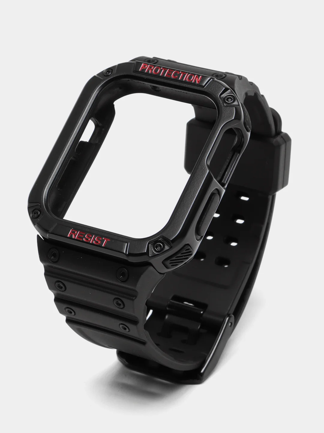 Черный ремешок для Apple Watch, с защитой