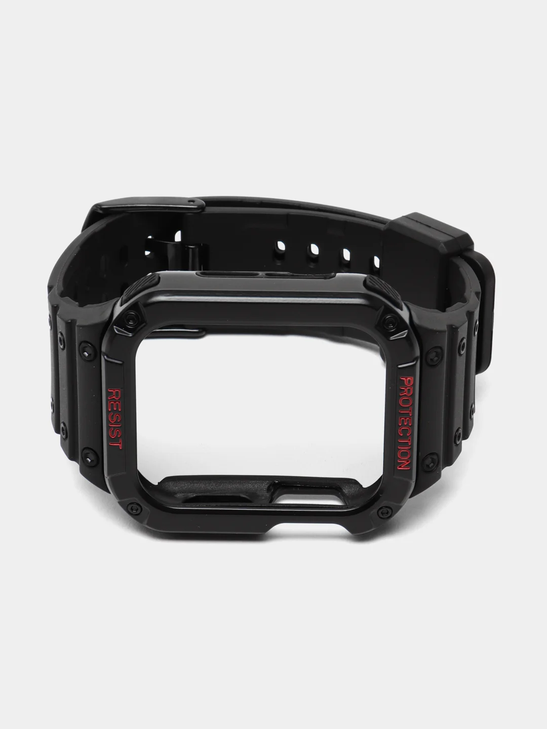 Черный ремешок для Apple Watch, с защитой