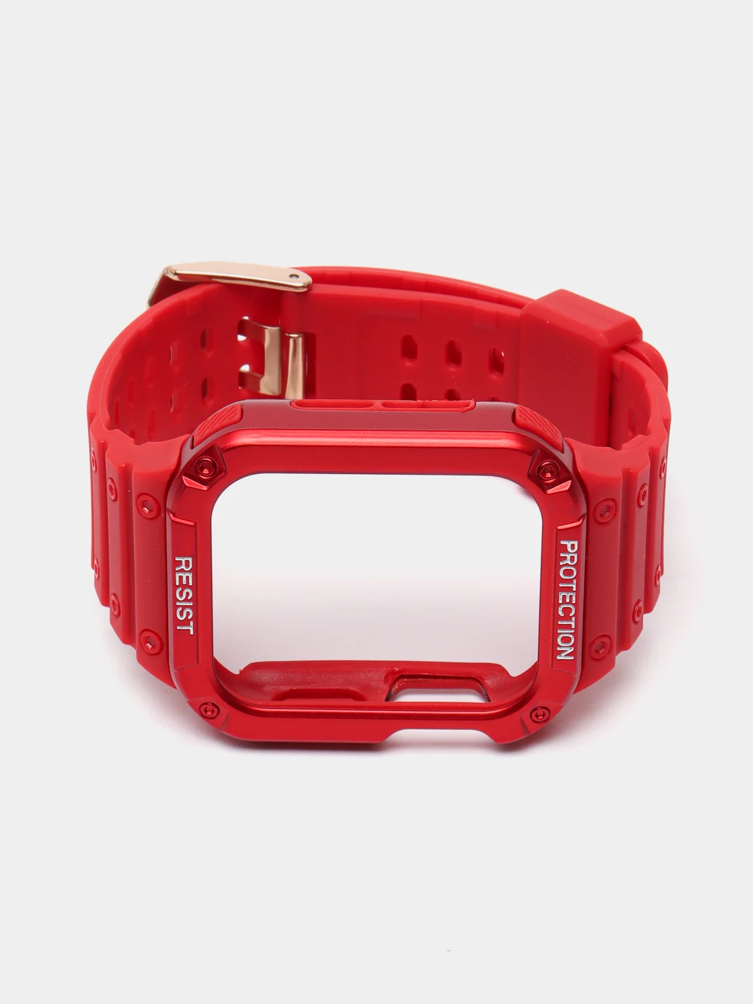 Красный ремешок для Apple Watch, с защитой