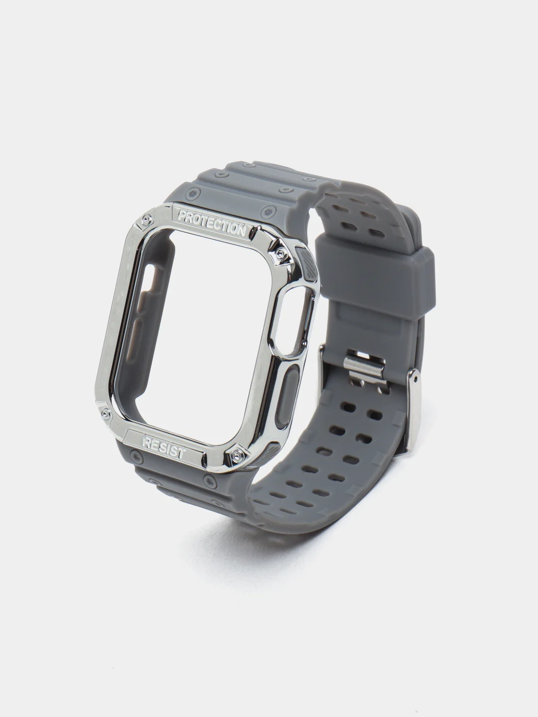Серый ремешок для Apple Watch, с защитой