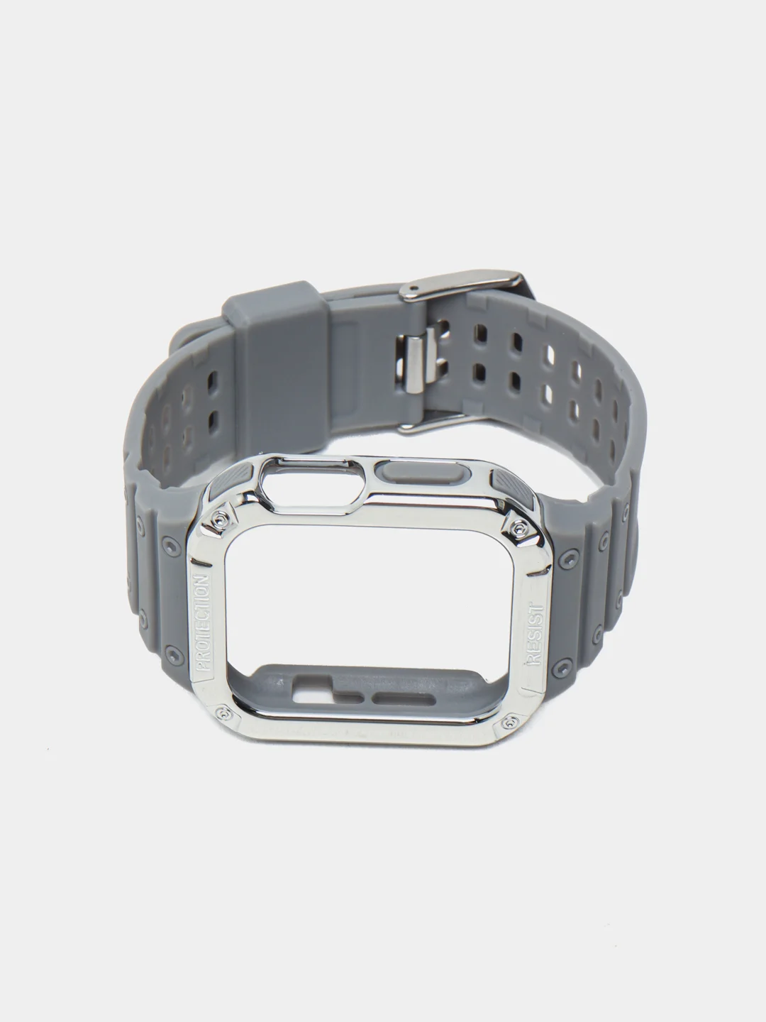 Серый ремешок для Apple Watch, с защитой