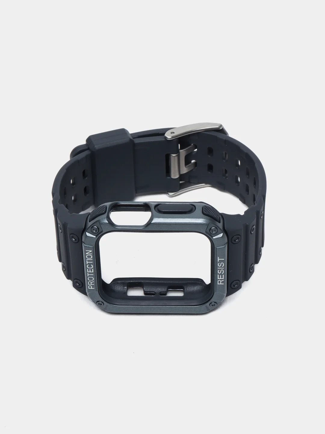 Тёмно-серый ремешок для Apple Watch, с защитой