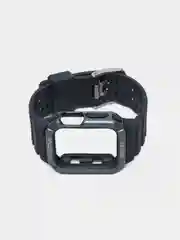Тёмно-серый ремешок для Apple Watch, с защитой