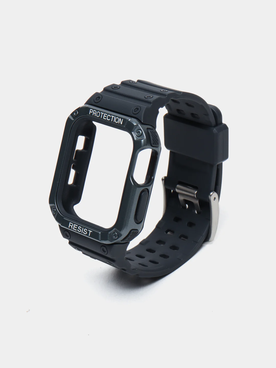 Тёмно-серый ремешок для Apple Watch, с защитой