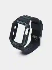 Тёмно-серый ремешок для Apple Watch, с защитой