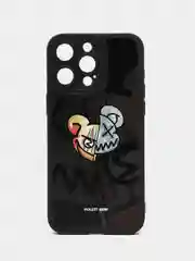 Голубой чехол для айфон (iPhone) 11 12 13 14 15 Pro Max Mini силиконовый