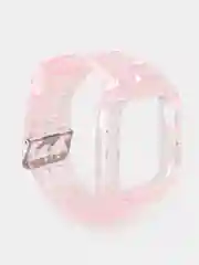 Розовый прозрачный ремешок для Apple Watch 38 / 40 / 41 / 42 / 44 mm чехол-бампер