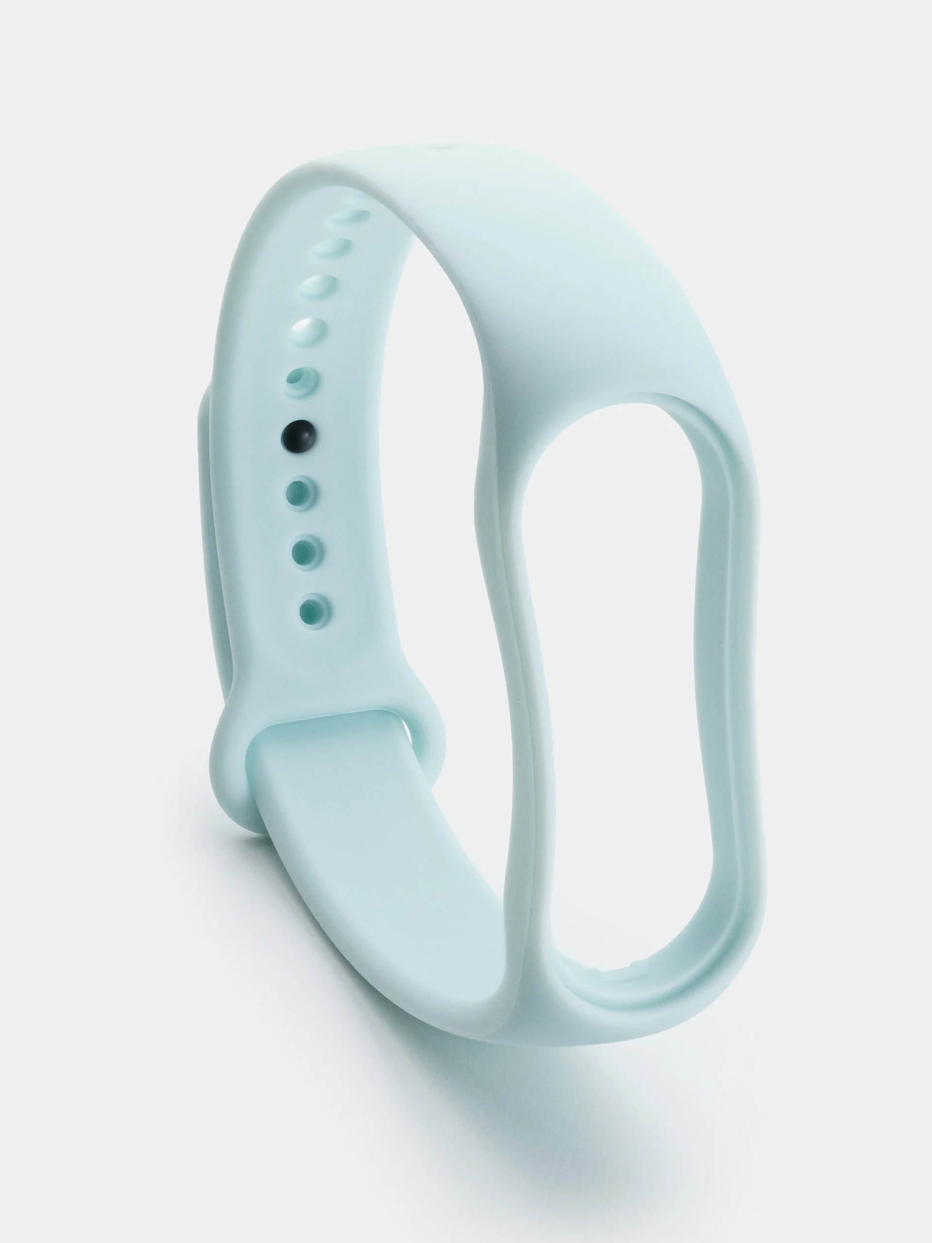 Мятный силиконовый ремешок для Xiaomi Mi Band 5/6/7 ксяоми ми бэнд