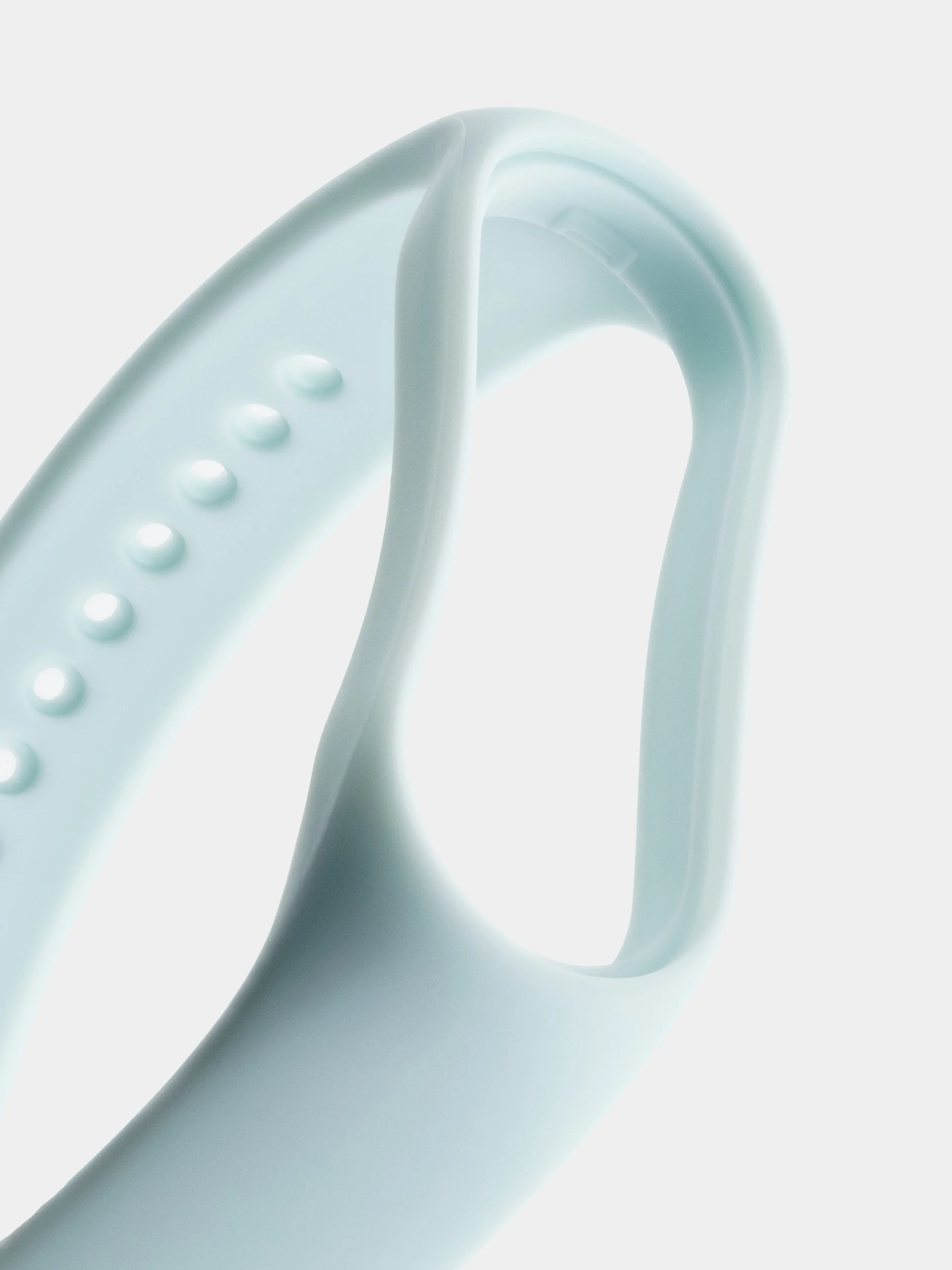 Мятный силиконовый ремешок для Xiaomi Mi Band 5/6/7 ксяоми ми бэнд