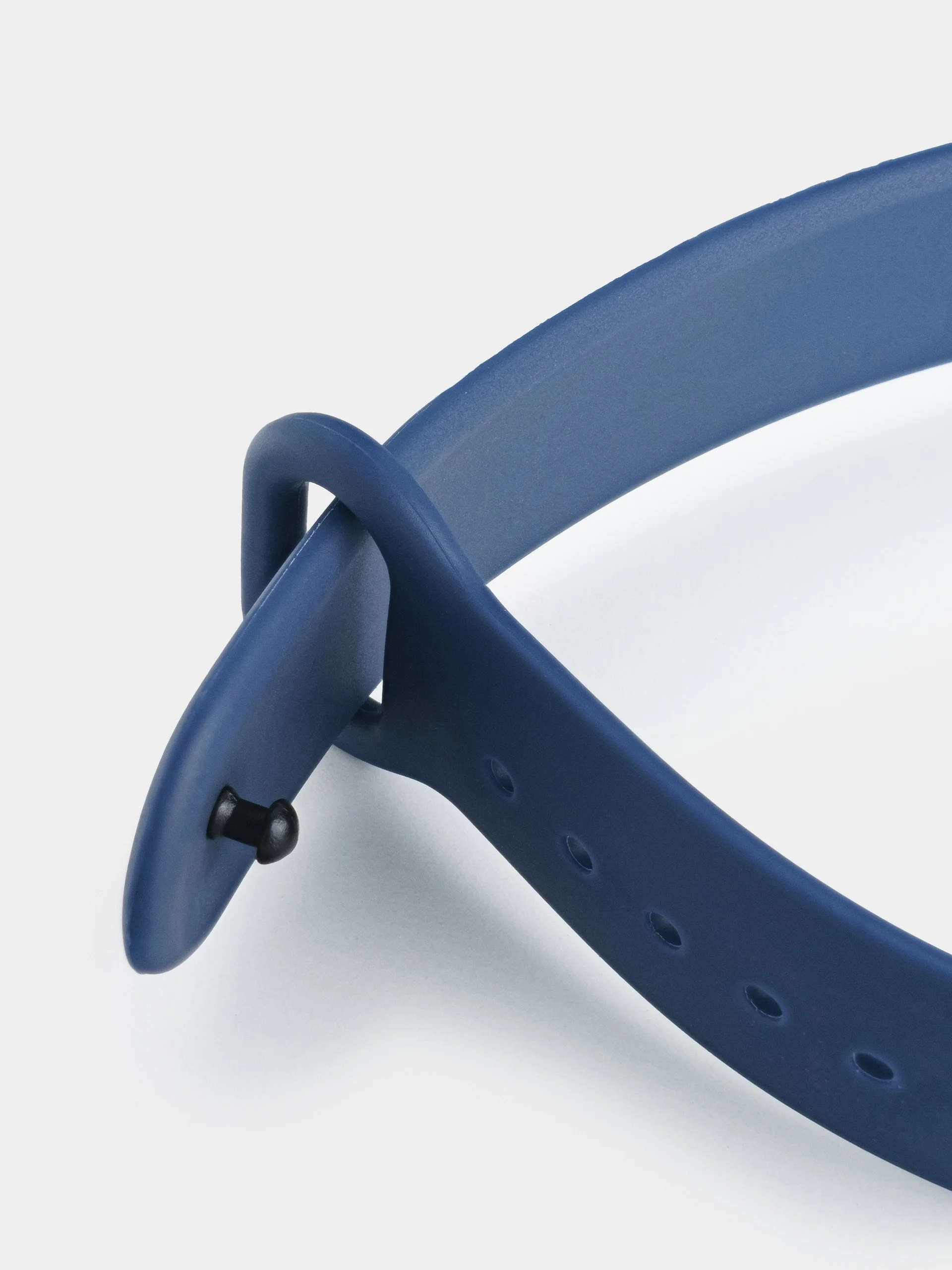 Синий силиконовый ремешок для Xiaomi Mi Band 5/6/7 ксяоми ми бэнд