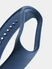 Синий силиконовый ремешок для Xiaomi Mi Band 5/6/7 ксяоми ми бэнд