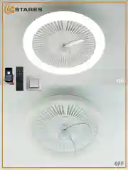 Управляемая потолочная светодиодная люстра с пультом Estares FN-LM TOP 70W+18W ,до 20 кв.м