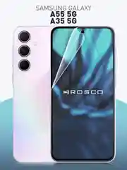 Прозрачный плёнка 1-2 шт для Samsung Galaxy A55,A35,A54,A34,M34,S23 Ultra защитная ROSCO гидрогелевая